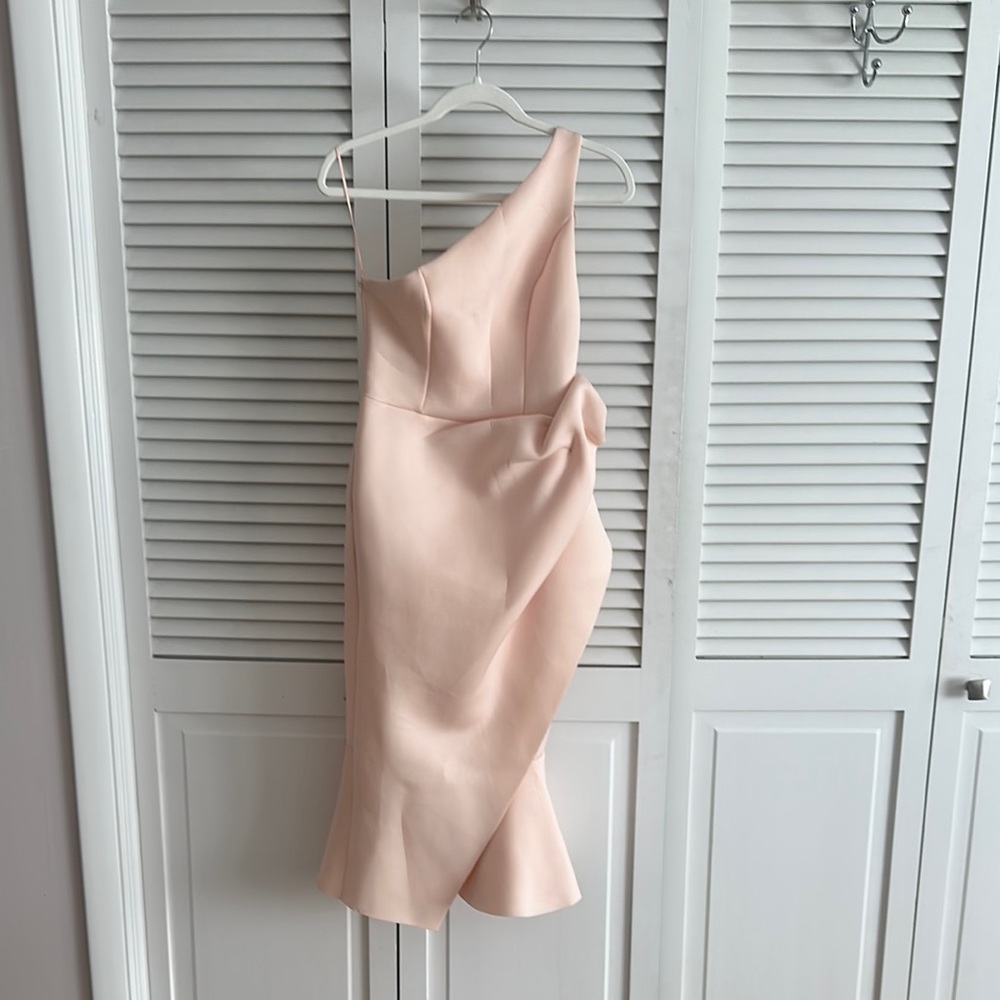 ASOS Pink One Shoulder Bodycon Dress